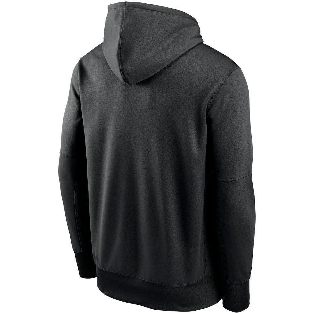 Arizona Cardinals Fan Gear Primary Logo Therma Performance Pullover Hoodie Black