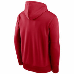 Tampa Bay Buccaneers Fan Gear Wordmark Performance Pullover Hoodie Red