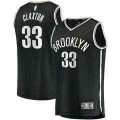 Nicolas Claxton Brooklyn Nets Fast Break Player Jersey Icon Edition Black