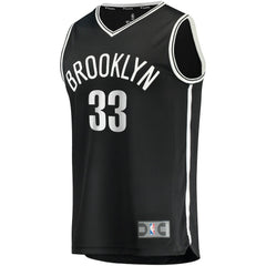 Nicolas Claxton Brooklyn Nets Fast Break Player Jersey Icon Edition Black