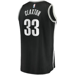 Nicolas Claxton Brooklyn Nets Fast Break Player Jersey Icon Edition Black