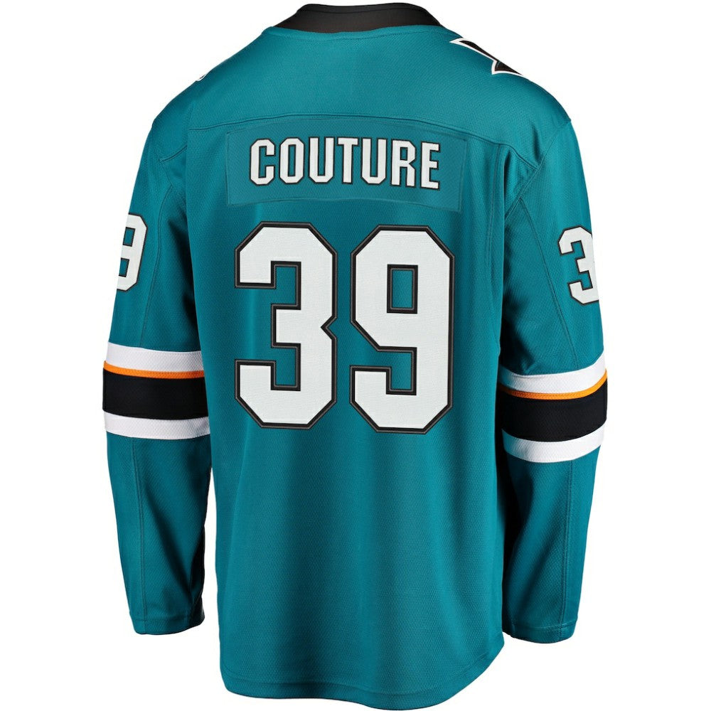 NHL Logan Couture San Jose Sharks Fanatics Breakaway Jersey - Teal