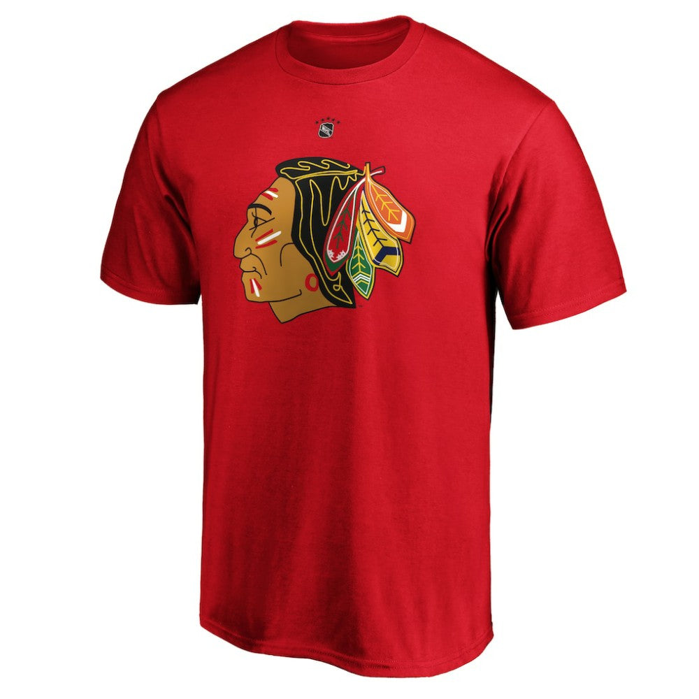 NHL Bobby Hull Chicago Blackhawks Fanatics Authentic Stack Retired Player Name & Number T-Shirt - Red
