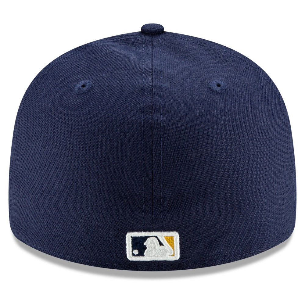 Milwaukee Brewers New Era Authentic Collection On-Field Low Profile 59FIFTY Fitted Hat - Navy Hats