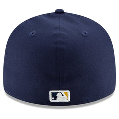 Milwaukee Brewers New Era Authentic Collection On-Field Low Profile 59FIFTY Fitted Hat - Navy Hats