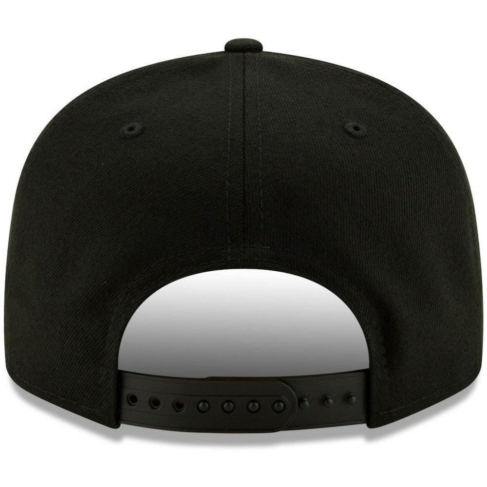 San Diego Padres New Era Black on Black 9FIFTY Snapback Adjustable Hat - Black Hats