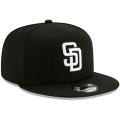 San Diego Padres New Era 9FIFTY Adjustable Hat - Black Hats