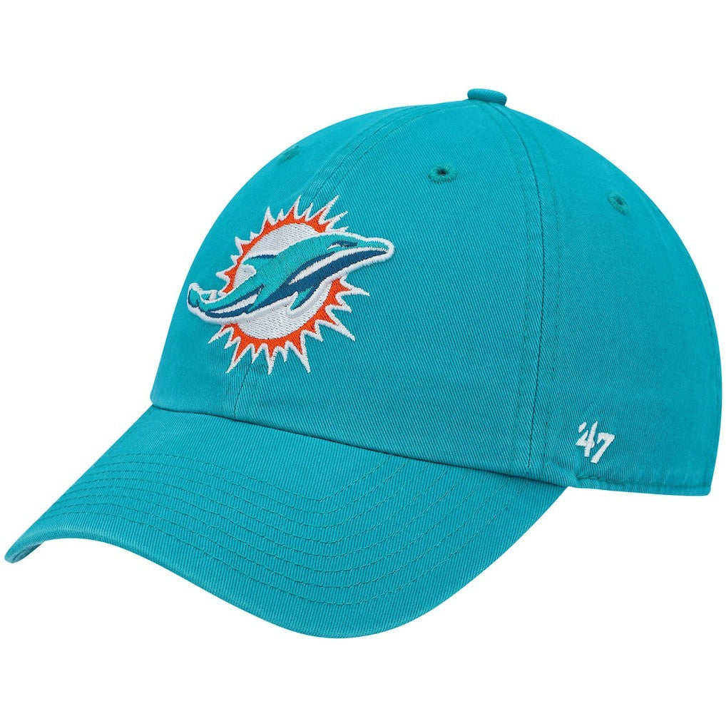 Miami Dolphins '47 Primary Clean Up Adjustable Hat Aqua