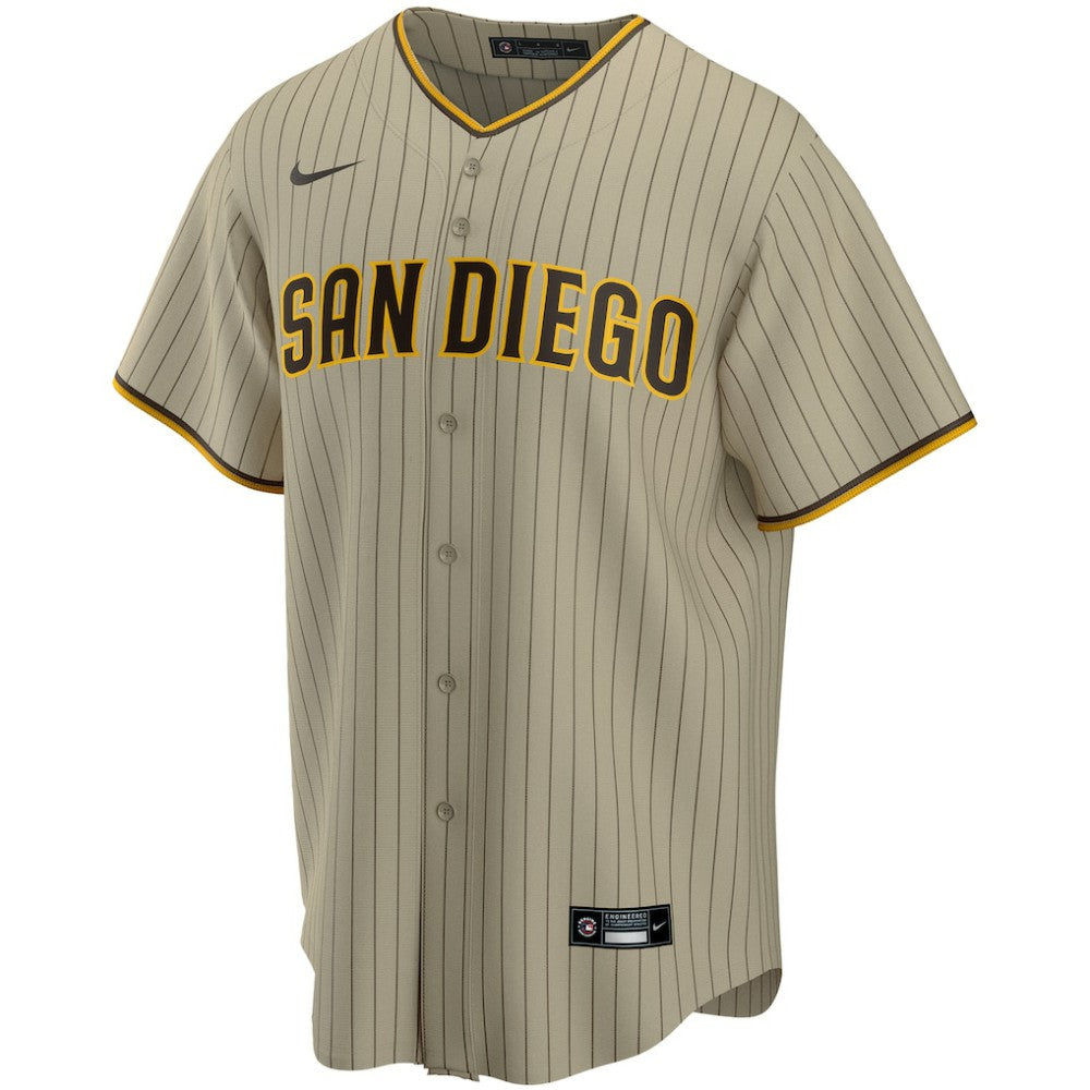 Fernando Tatis Jr. San Diego Padres Nike Alternate Replica Player Jersey - Tan Jerseys