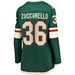NHL Mats Zuccarello Minnesota Wild Fanatics Women's Breakaway Player Jersey - Green