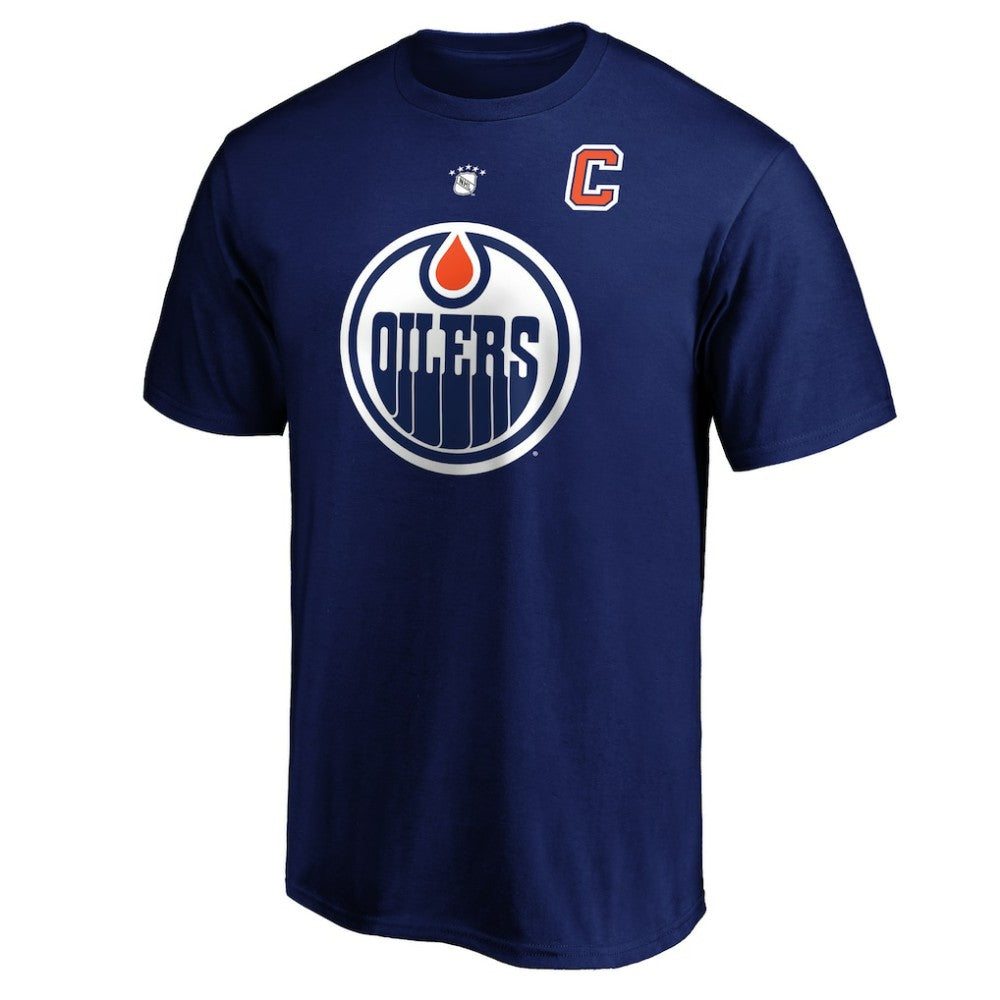 NHL Wayne Gretzky Edmonton Oilers Fanatics Authentic Stack Retired Player Name & Number T-Shirt - Royal