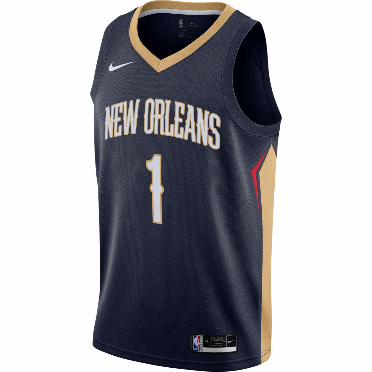 Zion Williamson New Orleans Pelicans Swingman Jersey Navy Icon Edition