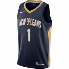 Zion Williamson New Orleans Pelicans Swingman Jersey Navy Icon Edition