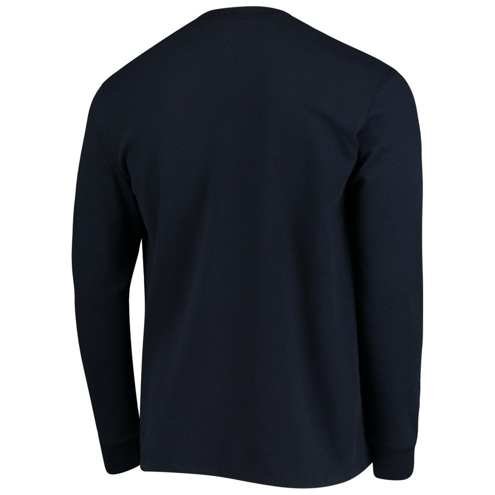 Seattle Seahawks Dunbrooke Logo Maverick Thermal Henley Long Sleeve T-Shirt Navy