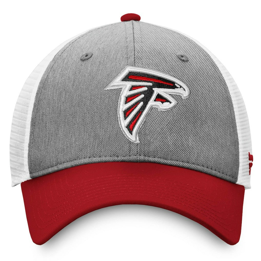 Atlanta Falcons Tri-Tone Trucker Snapback Hat Gray/Red