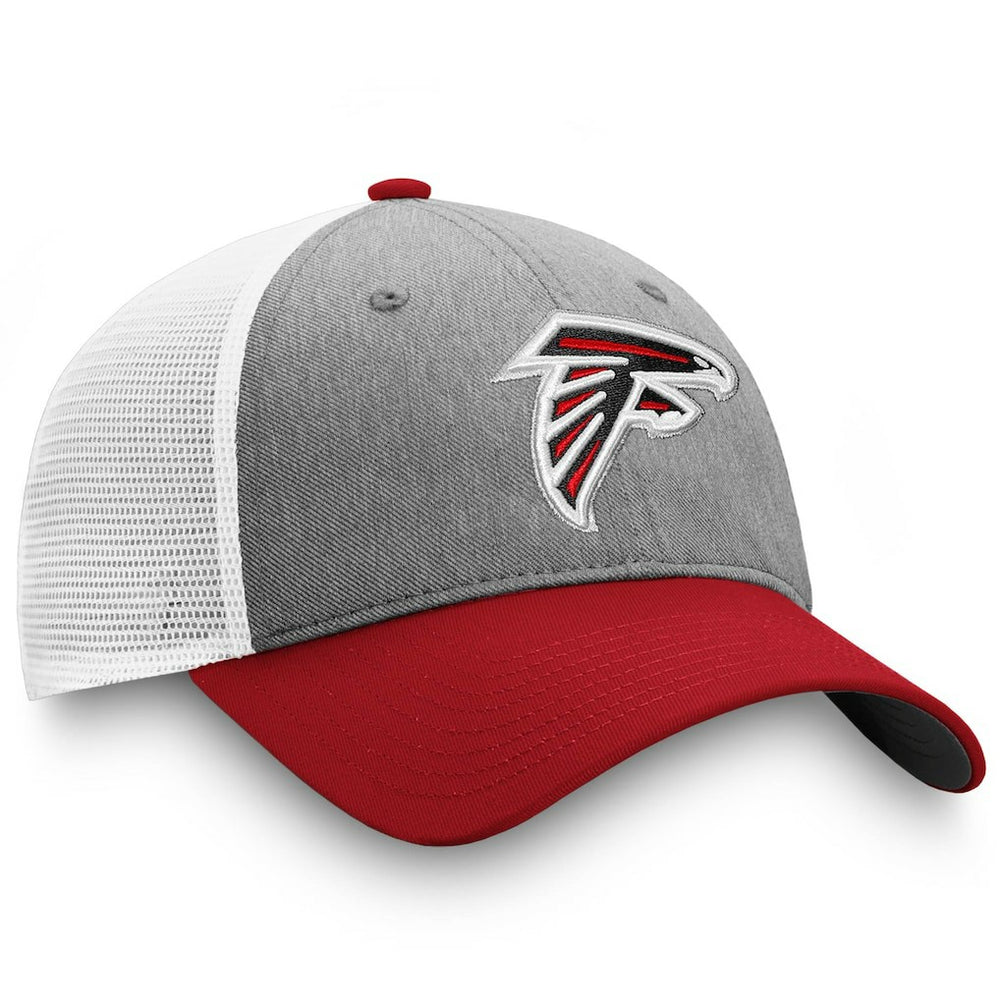 Atlanta Falcons Tri-Tone Trucker Snapback Hat Gray/Red