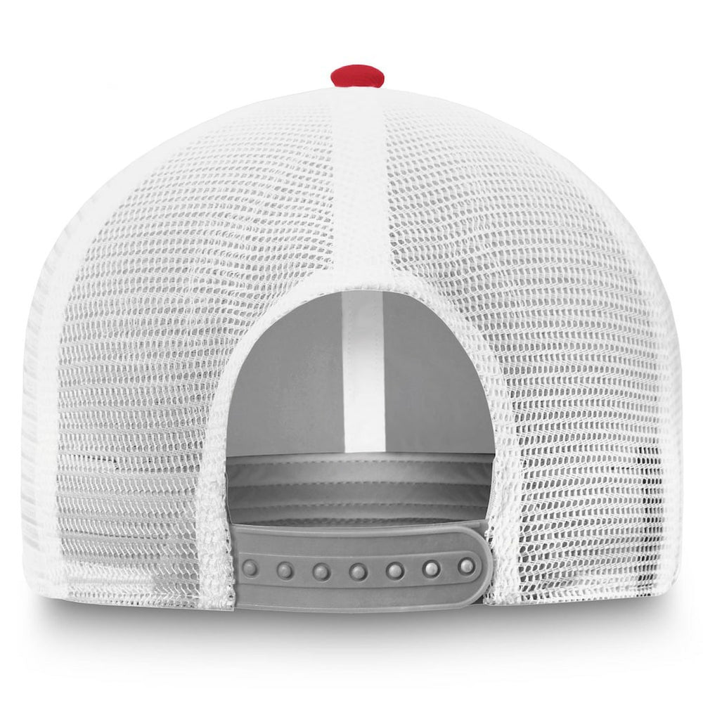 Atlanta Falcons Tri-Tone Trucker Snapback Hat Gray/Red