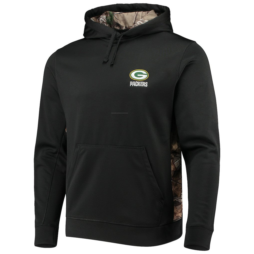 Green Bay Packers Dunbrooke Logo Ranger Pullover Hoodie Black/Realtree Camo