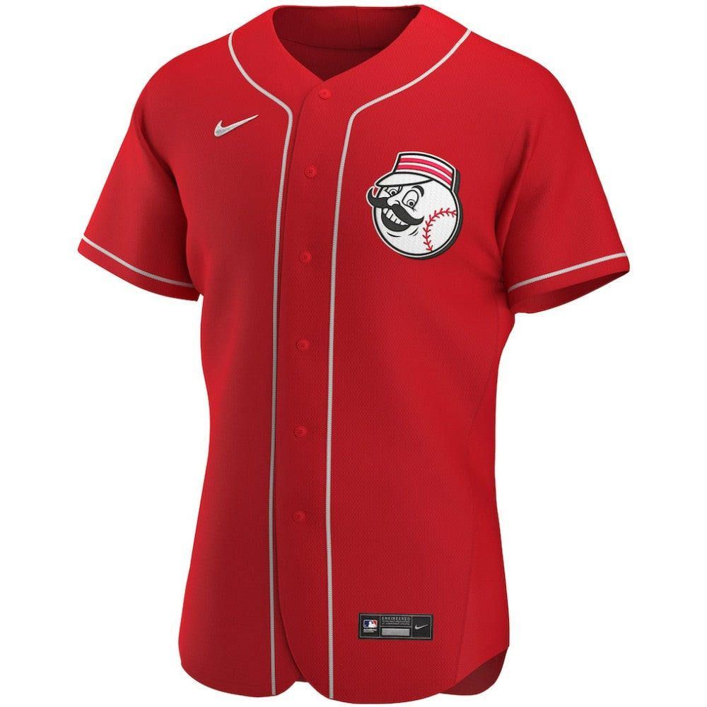 Cincinnati Reds Nike Alternate Authentic Team Logo Jersey - Scarlet Jerseys