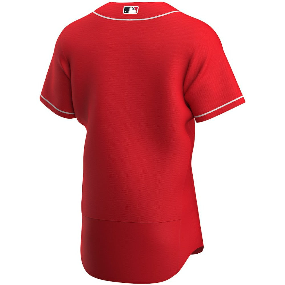 Cincinnati Reds Nike Alternate Authentic Team Logo Jersey - Scarlet Jerseys