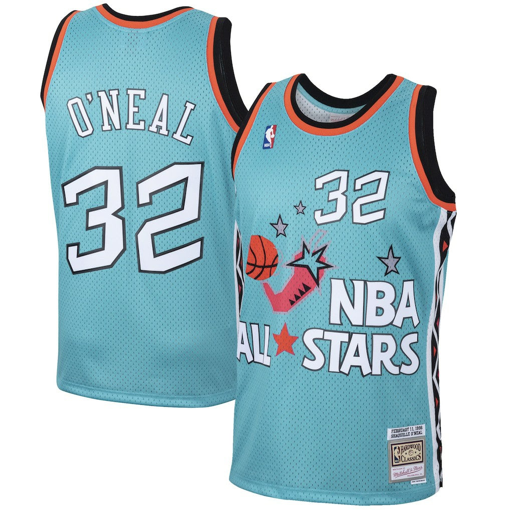 Shaquille O'Neal Eastern Conference 1996 All-Star Hardwood Classics Swingman Jersey Teal