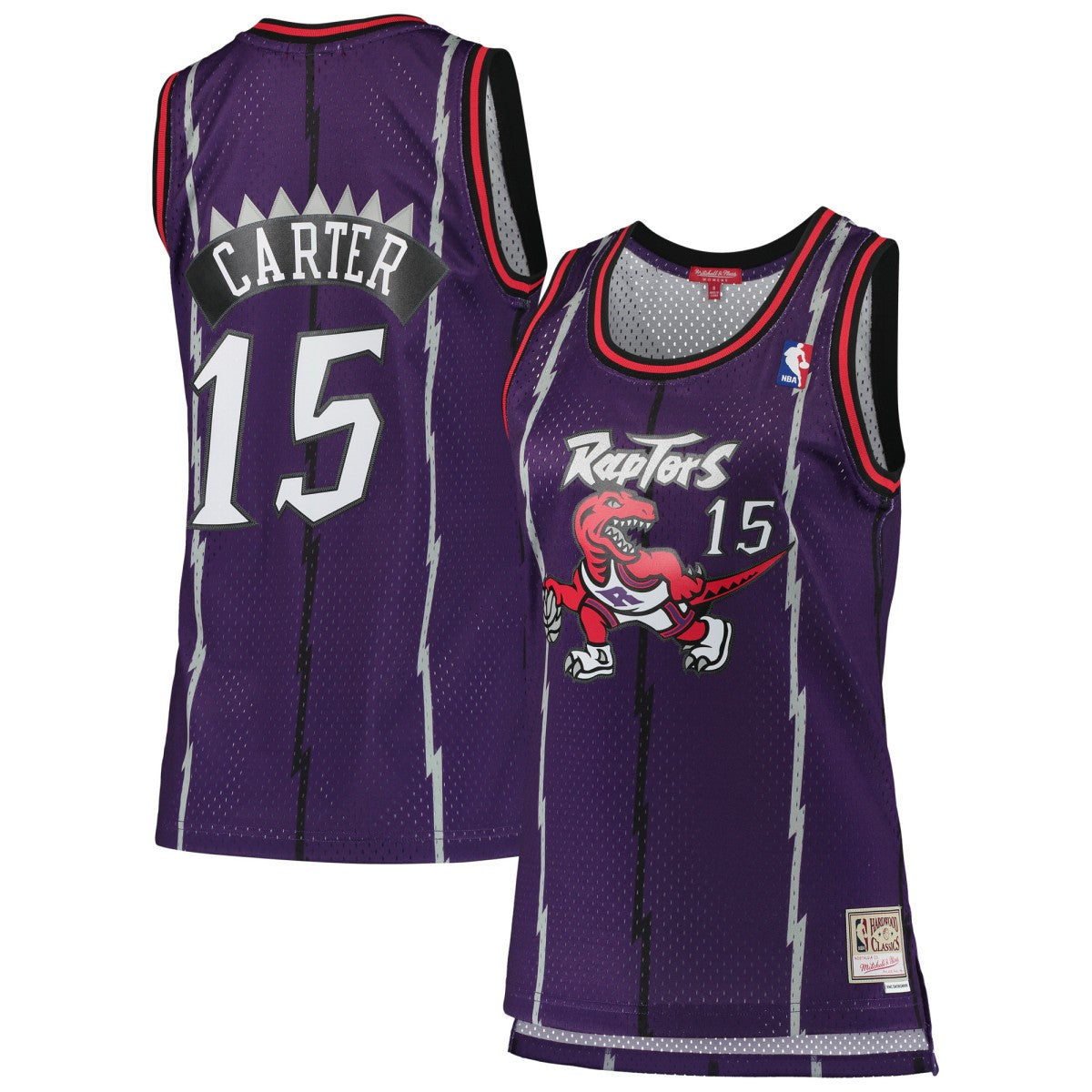 Vince Carter Toronto Raptors Women's 1998/99 Hardwood Classics Swingman Jersey Purple