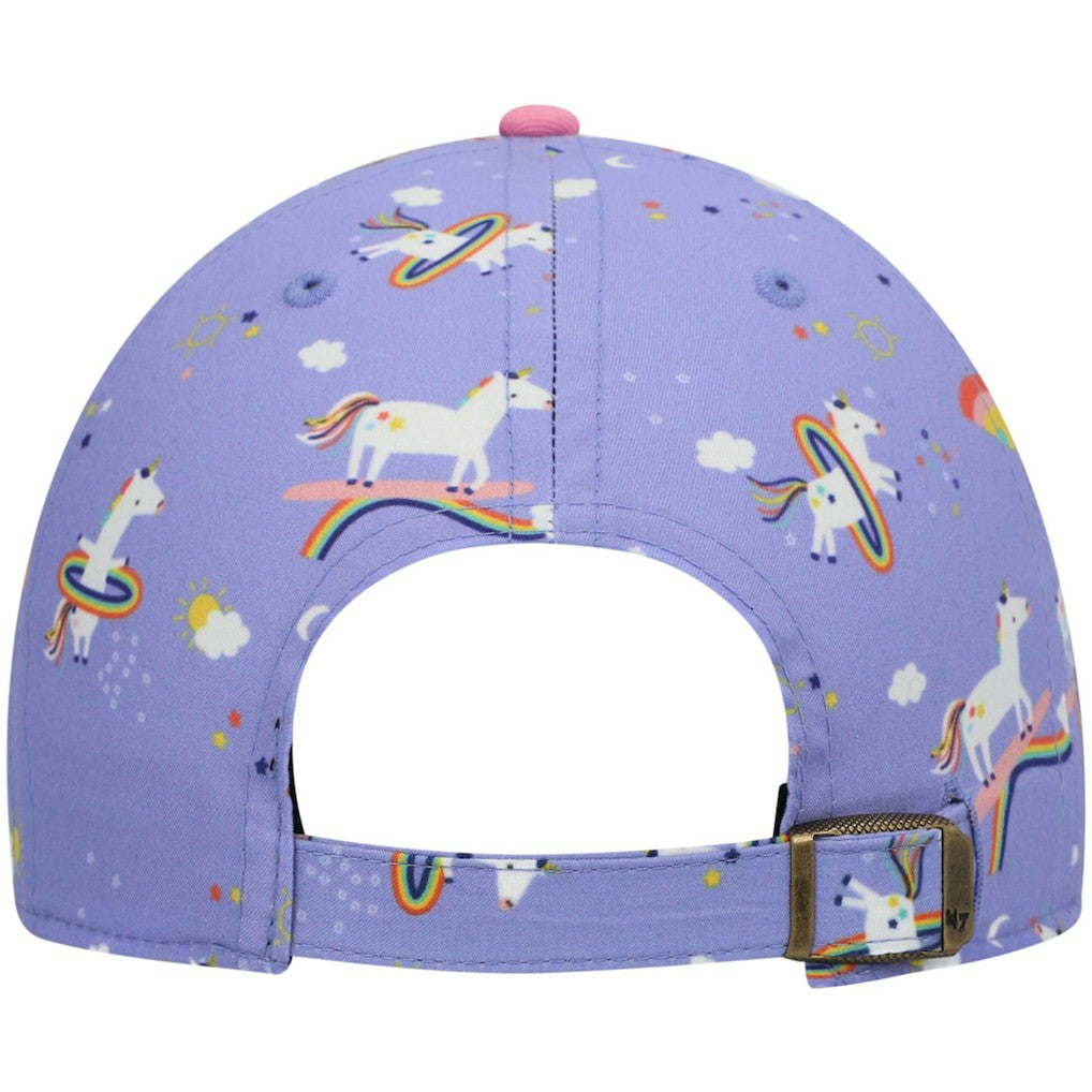 Dallas Cowboys '47 Girls Preschool Unicorn Clean Up Adjustable Hat Purple