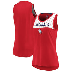 St. Louis Cardinals Majestic Women's Break From Tradition Tank Top  - Red Tanks