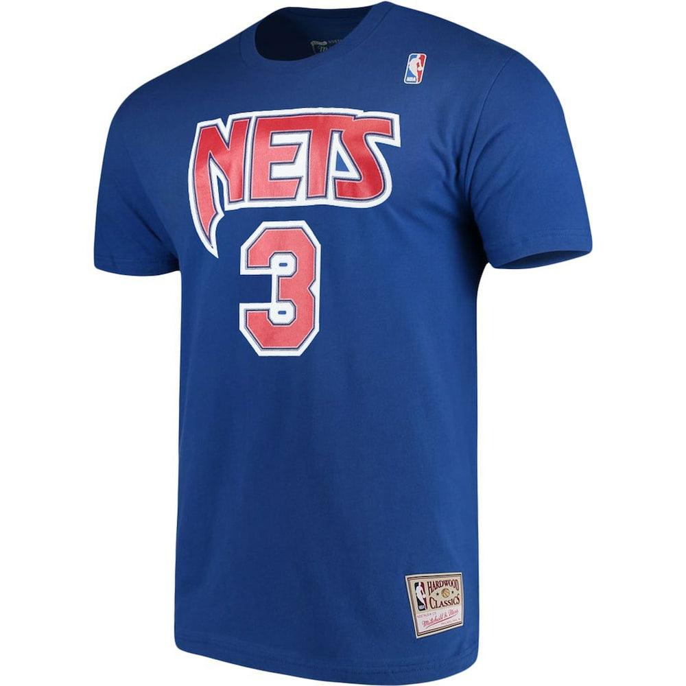 Drazen Petrovic Brooklyn Nets Hardwood Classics Name & Number Player T-Shirt Royal