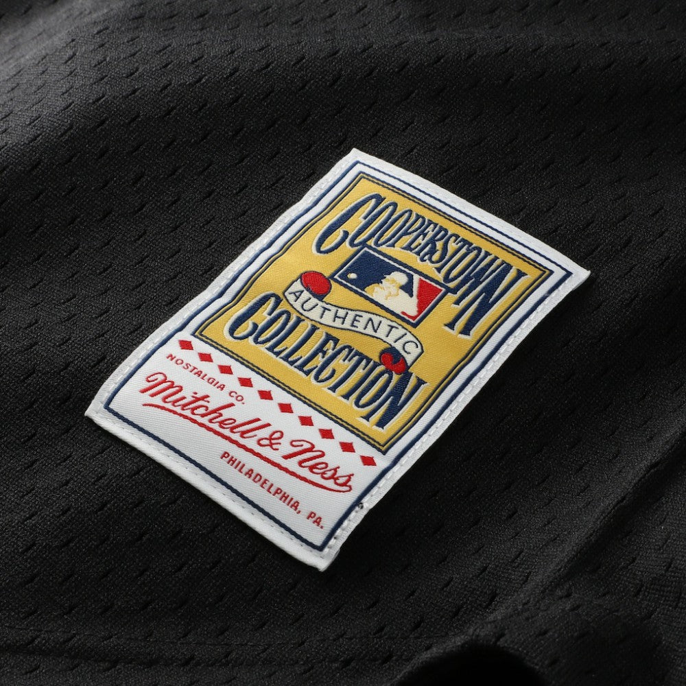 Ken Griffey Jr. Cincinnati Reds Mitchell & Ness Cooperstown Collection Mesh Batting Practice Button-Up Jersey - Black Jerseys