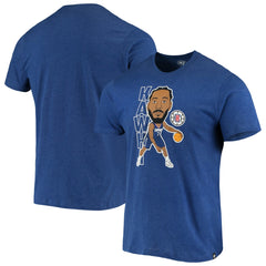 Kawhi Leonard LA Clippers '47 Bobblehead T-Shirt Heathered Royal