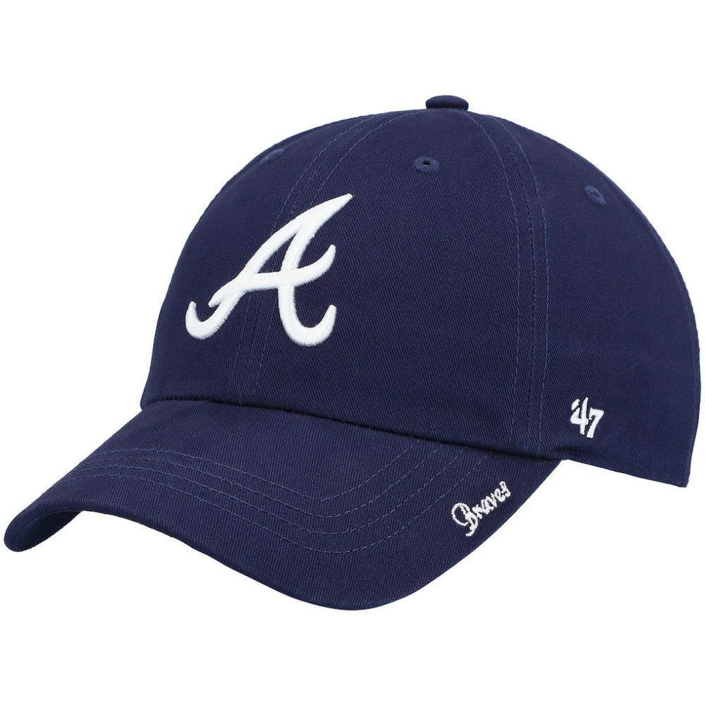 Atlanta Braves '47 Women's Team Miata Clean Up Adjustable Hat - Navy Hats