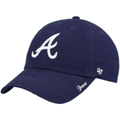 Atlanta Braves '47 Women's Team Miata Clean Up Adjustable Hat - Navy Hats