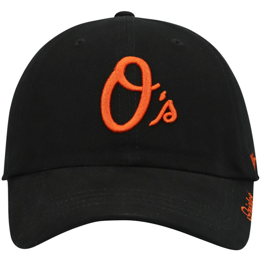 Baltimore Orioles '47 Women's Team Miata Clean Up Adjustable Hat - Black Hats