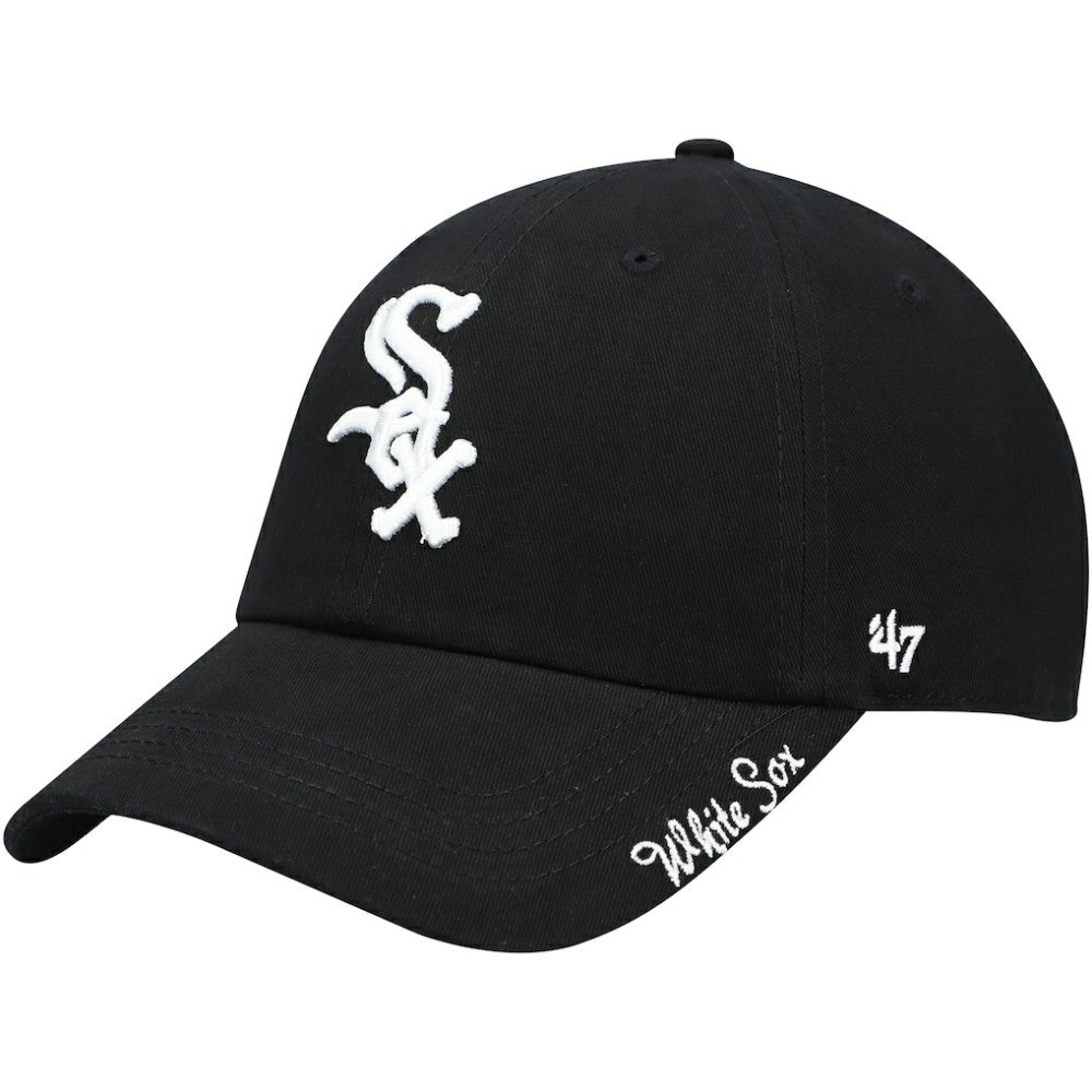 Chicago White Sox '47 Women's Team Miata Clean Up Adjustable Hat - Black Hats