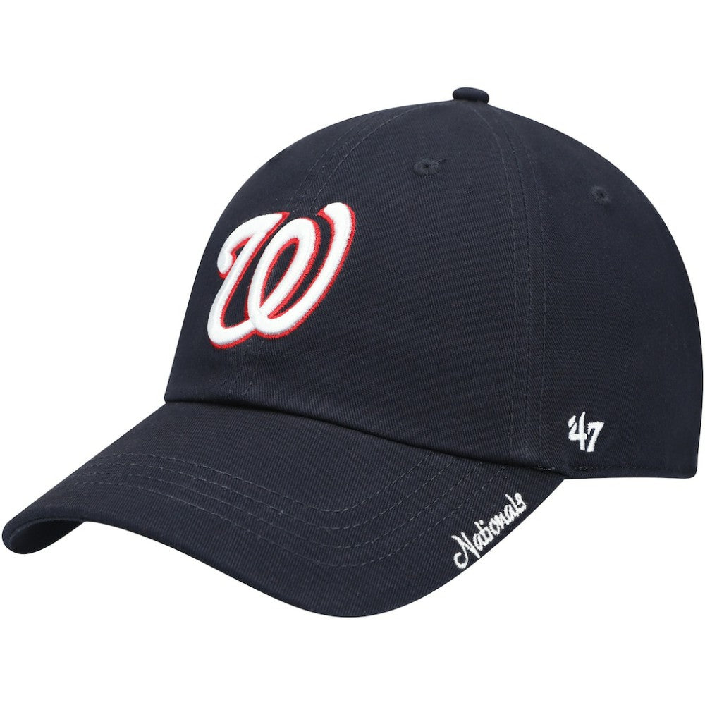 Washington Nationals '47 Women's Team Miata Clean Up Adjustable Hat - Navy Hats