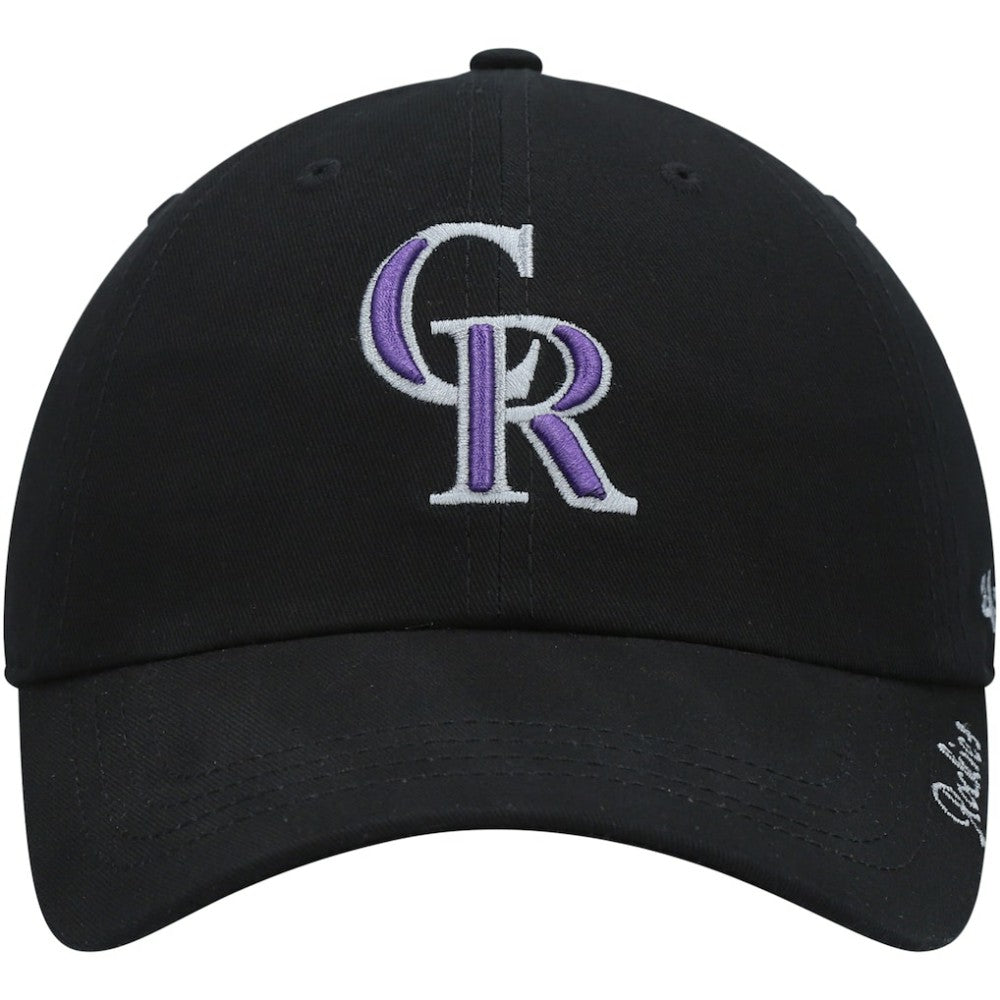 Colorado Rockies '47 Women's Team Miata Clean Up Adjustable Hat - Black Hats
