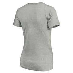 NHL San Jose Sharks Women's Graffiti Shark V-Neck T-Shirt - Heather Gray