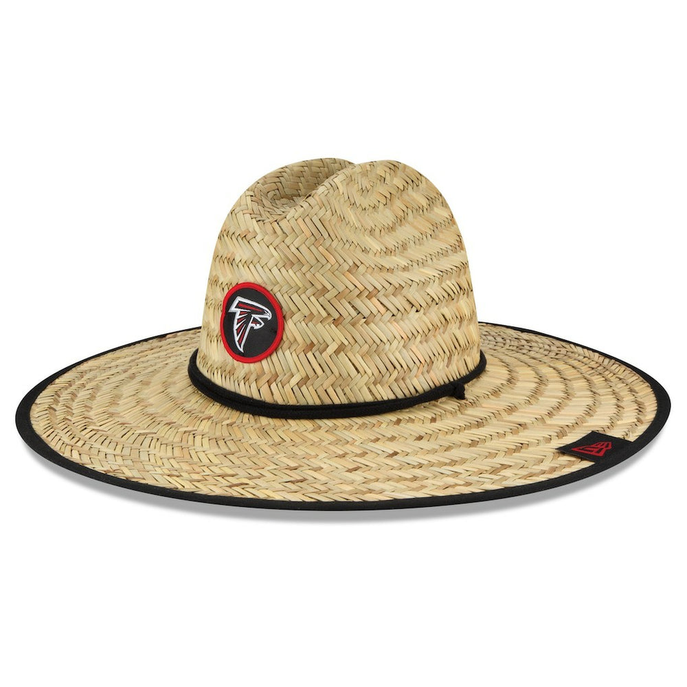 Atlanta Falcons New Era NFL Training Camp Straw Lifeguard Hat Natural