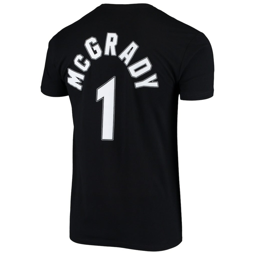 Tracy McGrady Orlando Magic Hardwood Classics Stitch Name & Number T-Shirt Black