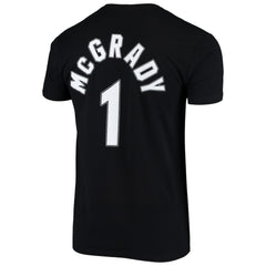 Tracy McGrady Orlando Magic Hardwood Classics Stitch Name & Number T-Shirt Black