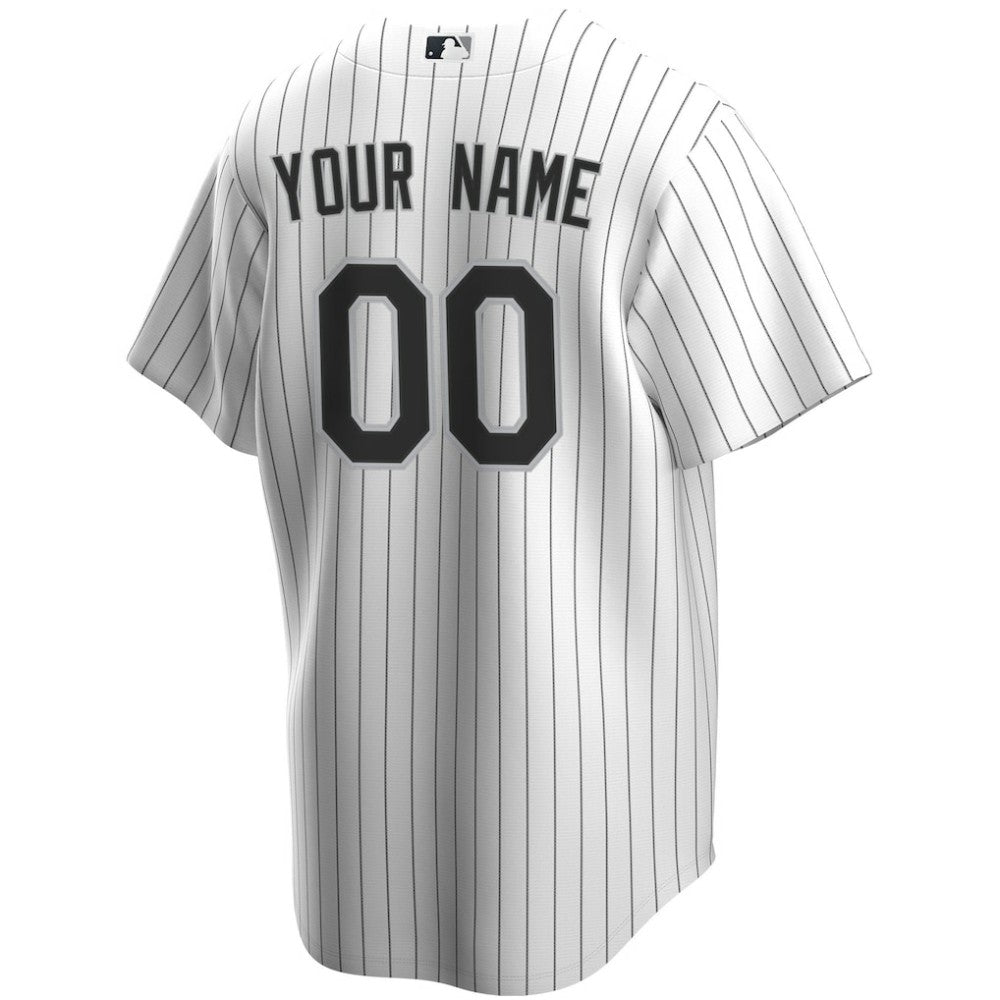 Chicago White Sox Nike Home Replica Custom Jersey - White Jerseys
