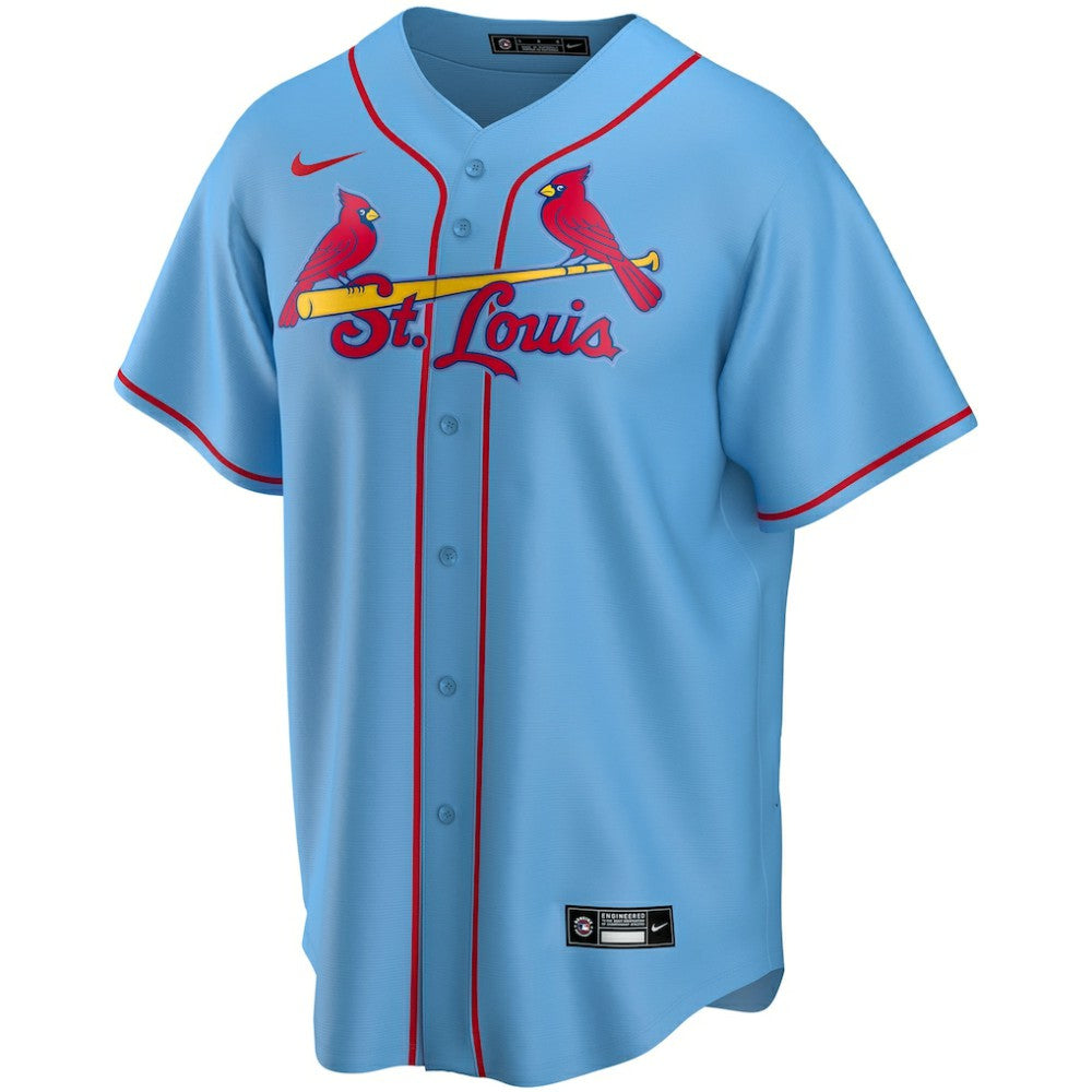 St. Louis Cardinals Nike Alternate Replica Custom Jersey - Light Blue Jerseys