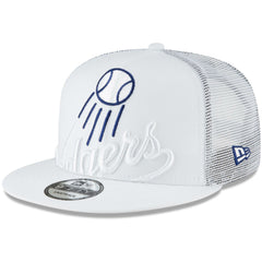 Los Angeles Dodgers New Era Elements Trucker 9FIFTY Snapback Hat - White Hats