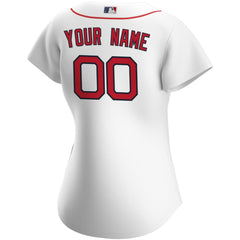 Boston Red Sox Nike Women's Home Replica Custom Jersey - White Jerseys