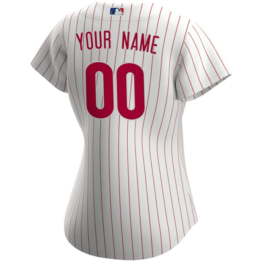 Philadelphia Phillies Nike Women's Home Replica Custom Jersey - White Jerseys