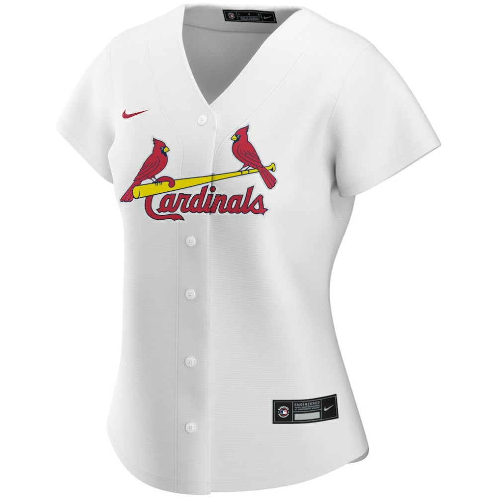 St. Louis Cardinals Nike Women's Home Replica Custom Jersey - White Jerseys