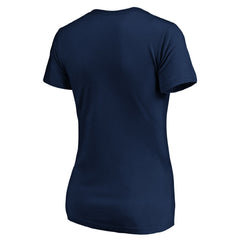 New Orleans Pelicans Women's Won't Bow Down V-Neck T-Shirt Navy