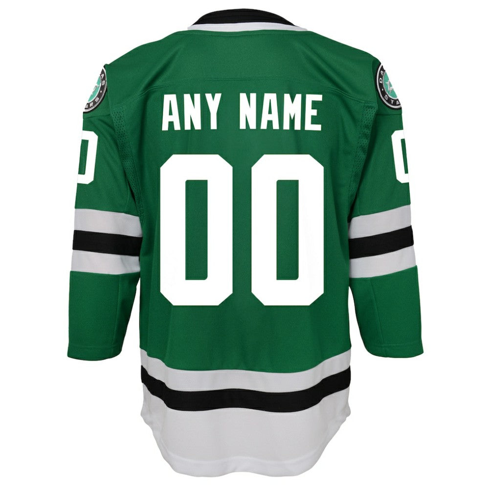 NHL,Custom Dallas Stars Youth Home Custom Premier Jersey - Green