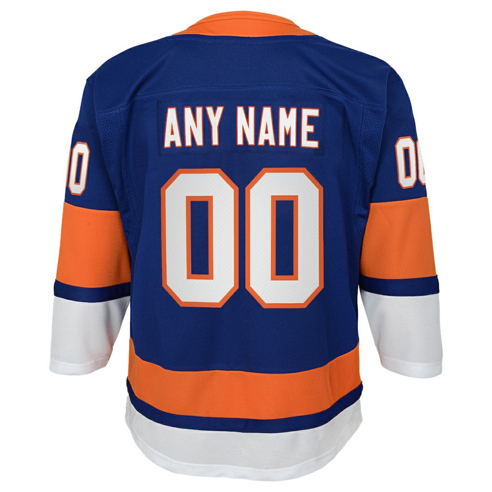 NHL,Custom New York Islanders Youth Home Premier Custom Jersey - Blue